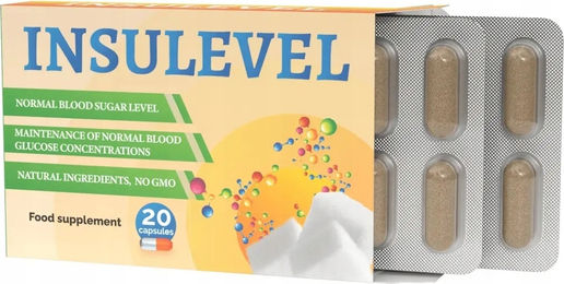 Insulevel Kapseln von PLT Group mit Zimt, Gurmar, Inulin, Alpha-Liponsäure und Chromium 20 Stück – Bild 1 von 1