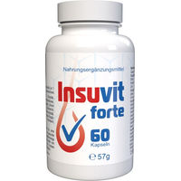 Produktbild von Insuvit Forte Kapseln vegan ohne Zusatzstoffe für Männer und Frauen