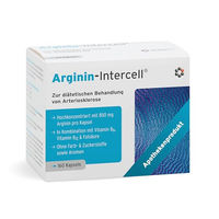 Produktbild von Intercell L-Arginin Kapseln 160 Stück Vegan Glutenfrei Laktosefrei