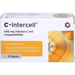 Intercell-Pharma C-Intercell Kapseln mit Ascorbinsäure 650 mg glutenfrei und laktosefrei 30 Stück – Bild 1 von 1