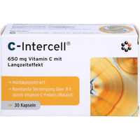 Produktbild von Intercell-Pharma C-Intercell Kapseln mit Ascorbinsäure 650 mg glutenfrei und laktosefrei 30 Stück