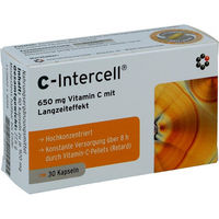 Produktbild von Intercell Pharma C Intercell Kapseln mit Ascorbinsäure vegan 650 mg 30 Stück