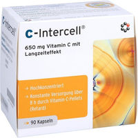 Produktbild von Intercell-Pharma C-Intercell Kapseln mit Ascorbinsäure vegan 90 Stück