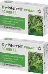 Intercell Pharma D3-Intercell Vegan Vitamin D3 10.000 IE Kapseln 60 Stück – Bild 1 von 1
