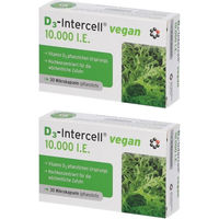 Produktbild von Intercell Pharma D3-Intercell Vegan Vitamin D3 10.000 IE Kapseln 60 Stück