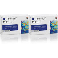 Produktbild von Intercell Pharma D3-Intercell Vitamin D3 10.000 IE Kapseln glutenfrei laktosefrei ohne Zusatzstoffe