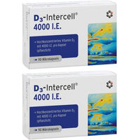 Produktbild von Intercell Pharma D3-Intercell Vitamin D3 4000 I.E. Kapseln vegan 90 Stück