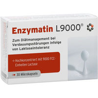Produktbild von Intercell Pharma Enzymatin L 9000 Laktase Mikrokapseln 9000 FCC vegan und glutenfrei 30 Stück