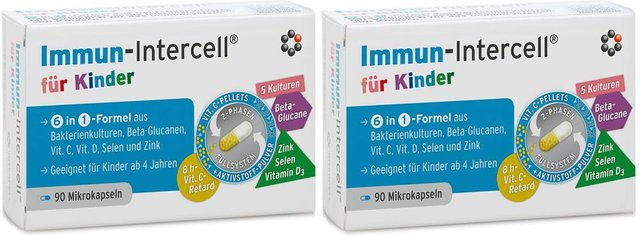 Intercell Pharma Immun-Intercell für Kinder Kapseln ohne Gelatine 180 Stück – Bild 1 von 1