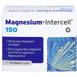 Intercell-Pharma Magnesium Citrat Kapseln vegan glutenfrei laktosefrei zuckerfrei 120 Stück – Bild 1 von 2