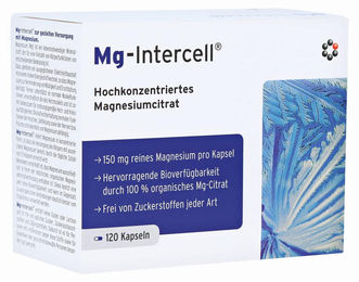 Intercell Pharma Mg-Intercell Magnesiumcitrat vegan 120 Kapseln – Bild 1 von 1