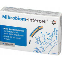 Produktbild von Intercell Pharma Mikrobiom Probiotika mit 33 Stämmen und 15 Milliarden KBE in Kapseln 30 Stück