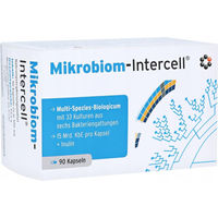 Produktbild von Intercell Pharma Mikrobiom Probiotika mit 33 Stämmen und 15 Milliarden KBE in Kapseln