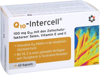 Intercell-Pharma Q10-INTERCELL Kapseln mit Ubiquinol ohne Gelatine 60 Stück – Bild 1 von 1