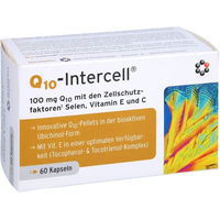 Produktbild von Intercell-Pharma Q10-INTERCELL Kapseln mit Ubiquinol ohne Gelatine 60 Stück