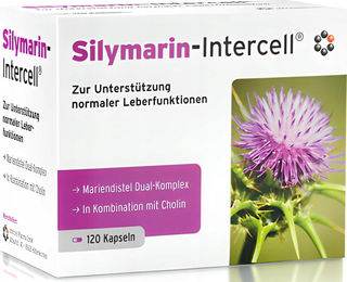 Intercell Pharma Silymarin Cholin Mariendistel Kapseln 120 Stück – Bild 1 von 1