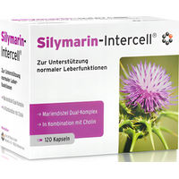 Produktbild von Intercell Pharma Silymarin Cholin Mariendistel Kapseln 120 Stück