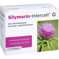 Produktbild von Intercell Pharma Silymarin Kapseln 120 Stück glutenfrei und laktosefrei