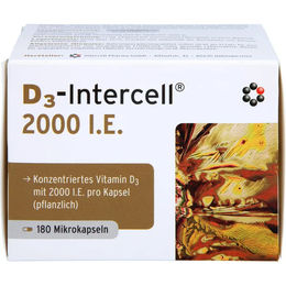 Intercell-Pharma Vitamin D3 2000 IE Kapseln 180 Stück – Bild 1 von 1
