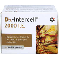 Produktbild von Intercell-Pharma Vitamin D3 2000 IE Kapseln 180 Stück