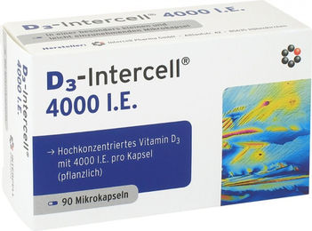 Intercell Pharma Vitamin D3 BI9481 Kapseln 90 Stück – Bild 1 von 1