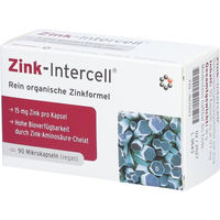 Produktbild von Intercell Zink Bisglycinat vegan 90 Kapseln