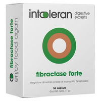 Produktbild von INTOLERAN FIBRACTASE FORTE Multi-Enzym-Komplex Kapseln 36 Stück