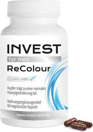 INVEST MEN ReColour Kapseln mit MELATINE bio vegetarisch für Männer – Bild 1 von 1