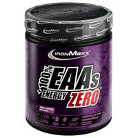 Produktbild von IronMaxx 100% EAAs + Energy Zero Wild Berries EAA-Pulver vegan und zuckerfrei 500 g Dose