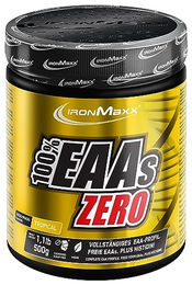 IronMaxx 100% EAAs Zero Tropical EAA-Pulver Vegan und Zuckerfrei 500g – Bild 1 von 3