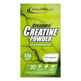 IronMaxx Creatine Powder Creapure Creatin Pulver 30 Sticks Neutral Zuckerfrei ohne Zusatzstoffe – Bild 1 von 2