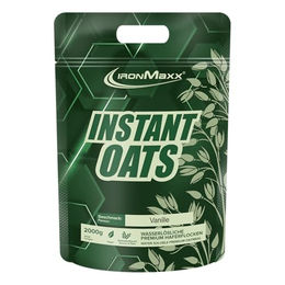 IronMaxx Instant Oats Haferflocken Vanille 2000g Pulver vegan Low Sugar ohne Zusatzstoffe – Bild 1 von 2
