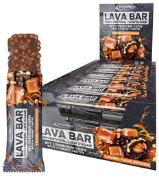 IronMaxx Lava Protein Riegel Schokolade 18x40g zuckerarm und ohne Zusatzstoffe – Bild 1 von 3