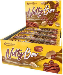 IronMaxx Nutty Bar Proteinriegel Schokolade zuckerarm und glutenfrei – Bild 1 von 1