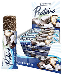 IronMaxx Proteino Proteinriegel Dark Choc Coconut 12 x 30 g glutenfrei zuckerarm – Bild 1 von 2