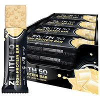 Produktbild von IronMaxx Zenith 50 High Protein Bar Weiße Schokolade Crisp 16 x 45g Low Carb und zuckerarm