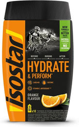Isostar Hydrate & Perform Isotonisches Sportgetränkepulver Orange – Bild 1 von 3