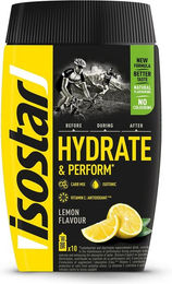 Isostar Hydrate & Perform Isotonisches Sportgetränkepulver Zitrone – Bild 1 von 3