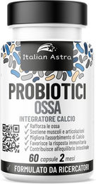 ITALIAN ASTRA Probiotika Kapseln glutenfrei für Erwachsene Frauen und Sportler 60 Stück – Bild 1 von 1