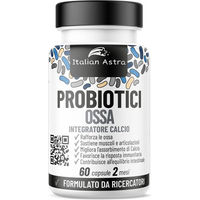 Produktbild von ITALIAN ASTRA Probiotika Kapseln glutenfrei für Erwachsene Frauen und Sportler 60 Stück