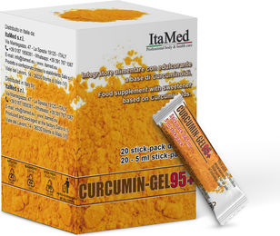 Itamed Curcumin-Gel hochdosiert mit standardisiertem Kurkuma-Extrakt 20 Sticks à 5 ml – Bild 1 von 2