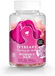 IvyBears Women's Hair Vitamins Gummis für Frauen vegan glutenfrei ohne Zusatzstoffe 60 Stück – Bild 1 von 2