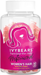 IvyBears Womens Hair Gummis mit Zink, Biotin und Selen für Frauen vegan und zuckerfrei 60 Stück – Bild 1 von 1