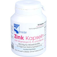 Produktbild von J. Schneider Zink Kapseln mit Vitamin E, A und Biotin 90 Stück