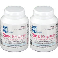 Produktbild von J. Schneider Zink Kapseln mit Vitamin E, Vitamin A und Biotin