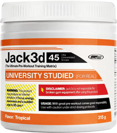 Jack3d Advanced Pre-Workout USP Labs Pulver Tropical 315 g – Bild 1 von 1