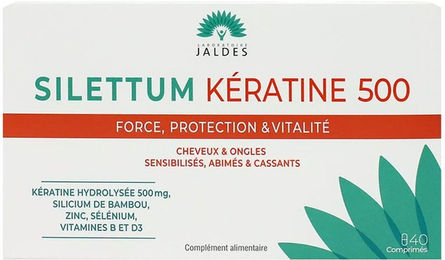 Jaldes Silettum Keratin 500 Tabletten mit Zink, Biotin und Selen 40 Stück – Bild 1 von 1