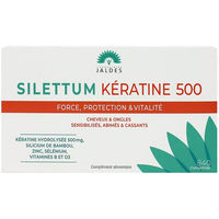 Produktbild von Jaldes Silettum Keratin 500 Tabletten mit Zink, Biotin und Selen 40 Stück