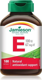 Jamieson Vitamin E 100 IU 67 mg Kapseln 100 Stück – Bild 1 von 1