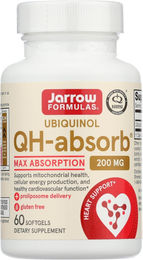Jarrow Formulas Ubiquinol QH-Absorb 200 mg 60 Weichkapseln – Bild 1 von 2